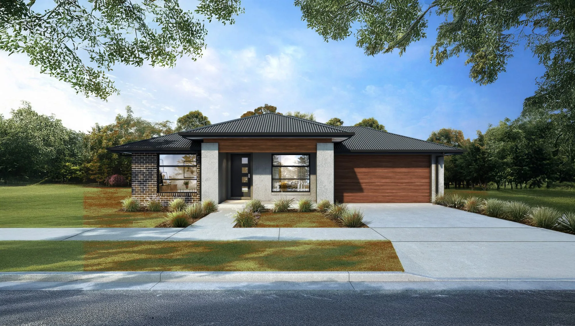 The Everglades: single-level home design